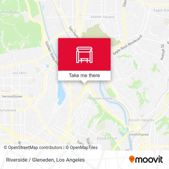 Riverside / Gleneden map