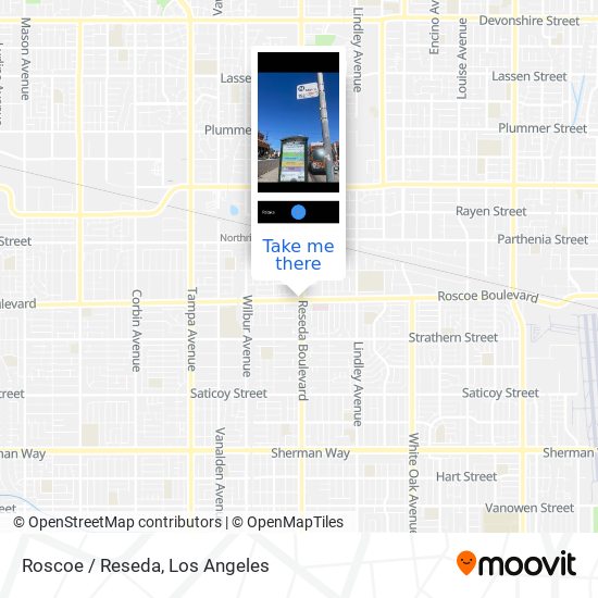 Mapa de Roscoe / Reseda