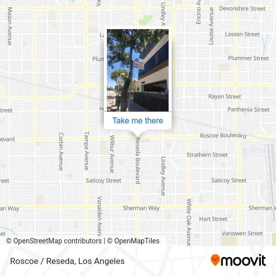 Roscoe / Reseda map