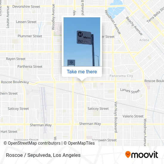 Roscoe / Sepulveda map