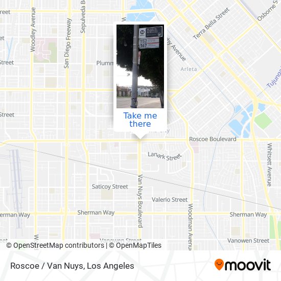 Mapa de Roscoe / Van Nuys