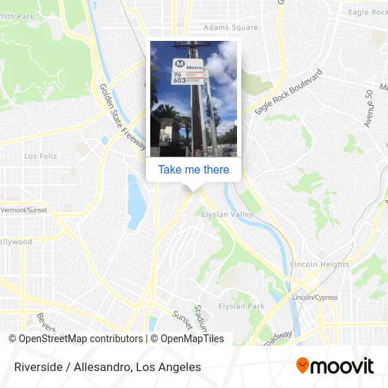 Riverside / Allesandro map