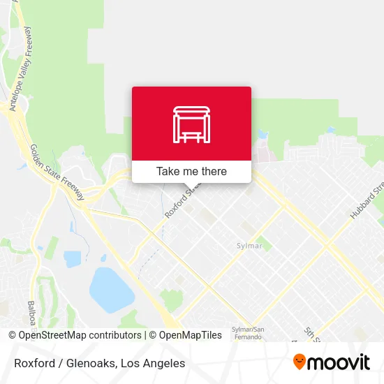 Roxford / Glenoaks map