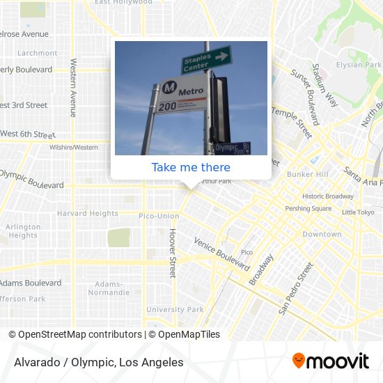 Alvarado / Olympic map