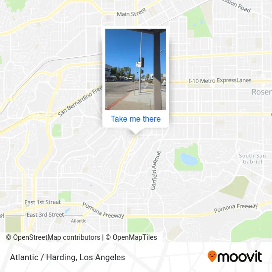 Atlantic / Harding map