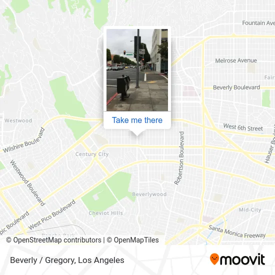 Beverly / Gregory map