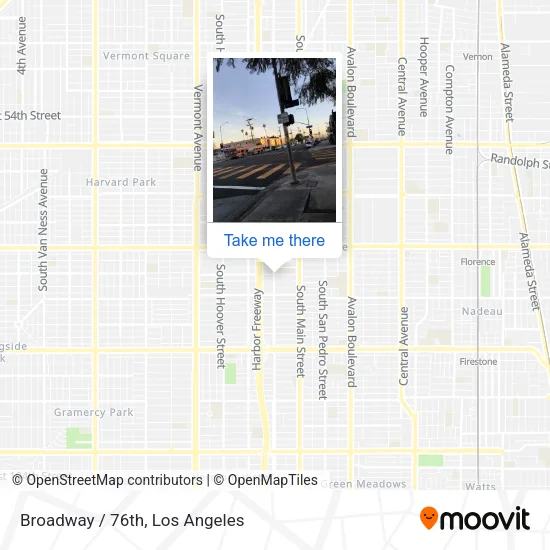 Broadway / 76th map