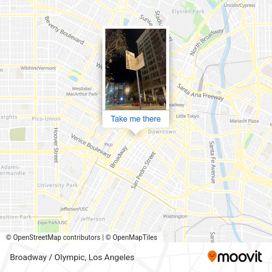 Broadway / Olympic map
