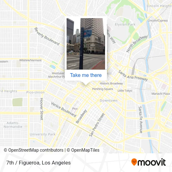 Mapa de 7th / Figueroa