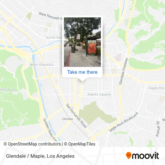 Glendale / Maple map