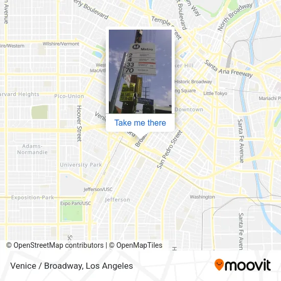Mapa de Venice / Broadway
