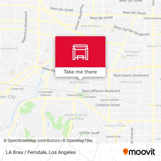 LA Brea / Ferndale map