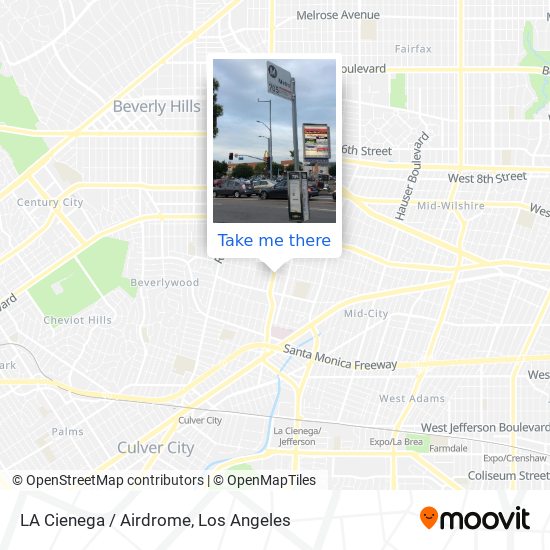 Mapa de LA Cienega / Airdrome