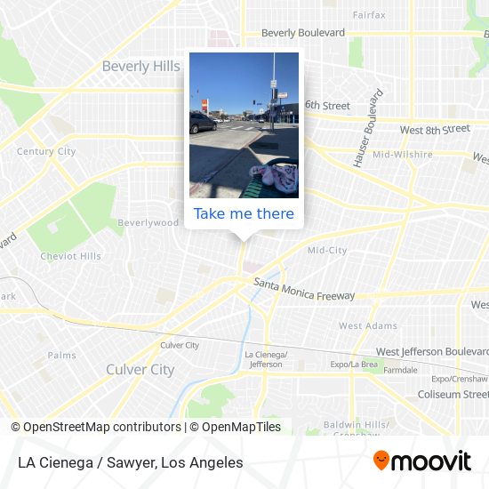 Mapa de LA Cienega / Sawyer