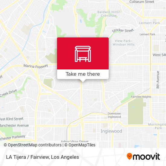 Mapa de LA Tijera / Fairview