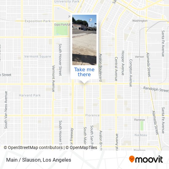 Main / Slauson map