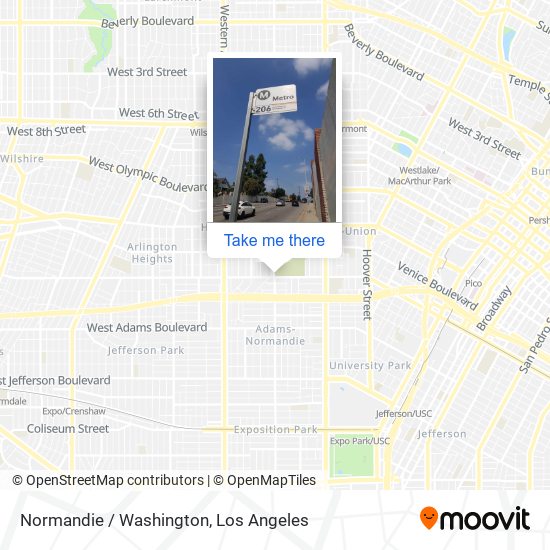 Normandie / Washington map