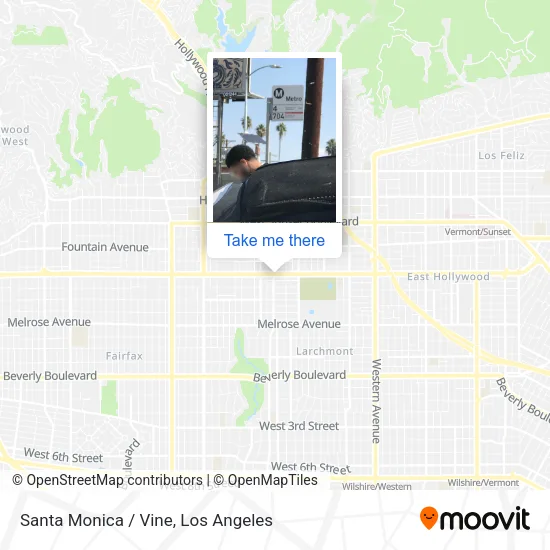 Santa Monica / Vine map
