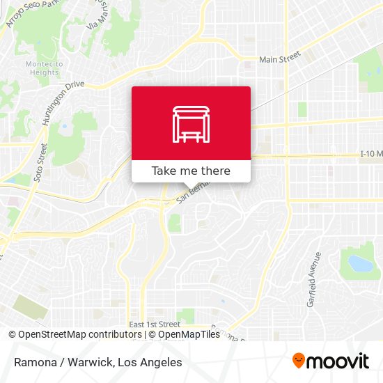 Mapa de Ramona / Warwick