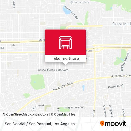 San Gabriel / San Pasqual map