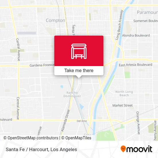 Santa Fe / Harcourt map