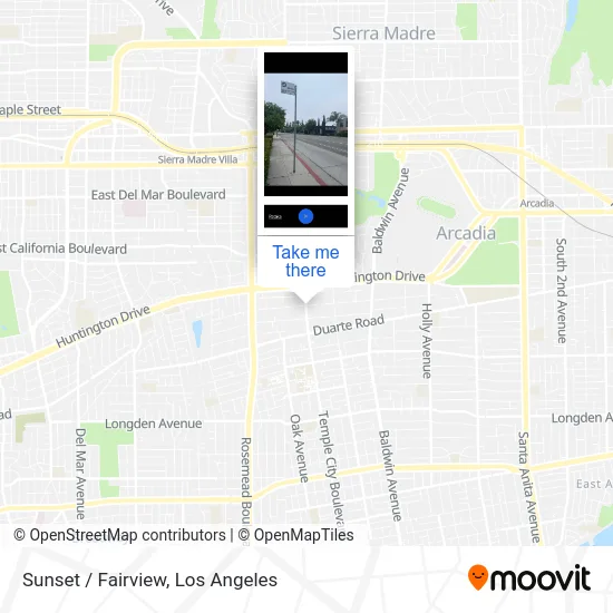 Sunset / Fairview map