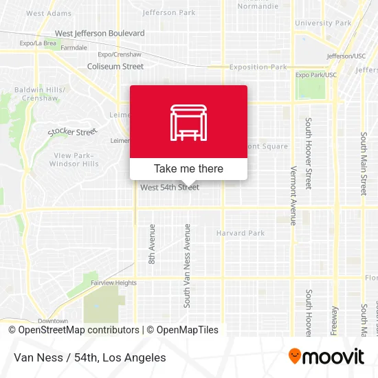 Mapa de Van Ness / 54th