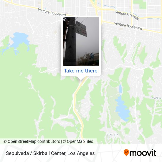 Sepulveda / Skirball Center map
