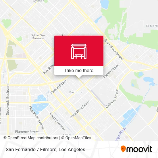 San Fernando / Filmore map