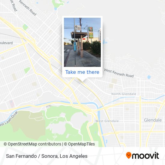 San Fernando / Sonora map