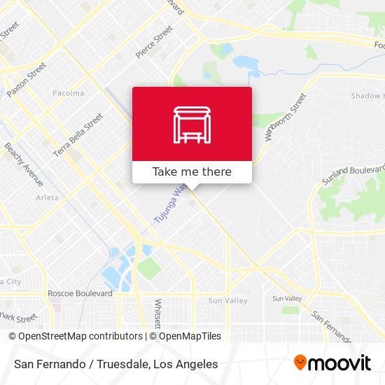 San Fernando / Truesdale map
