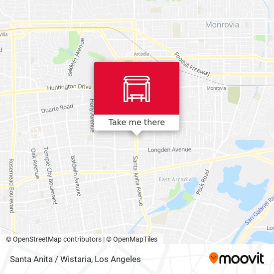 Santa Anita / Wistaria map