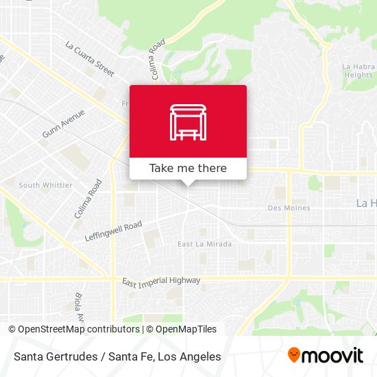 Santa Gertrudes / Santa Fe map