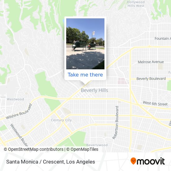 Santa Monica / Crescent map