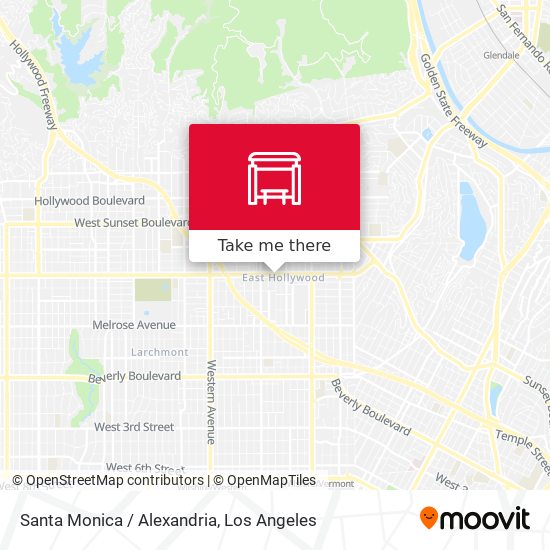 Mapa de Santa Monica / Alexandria