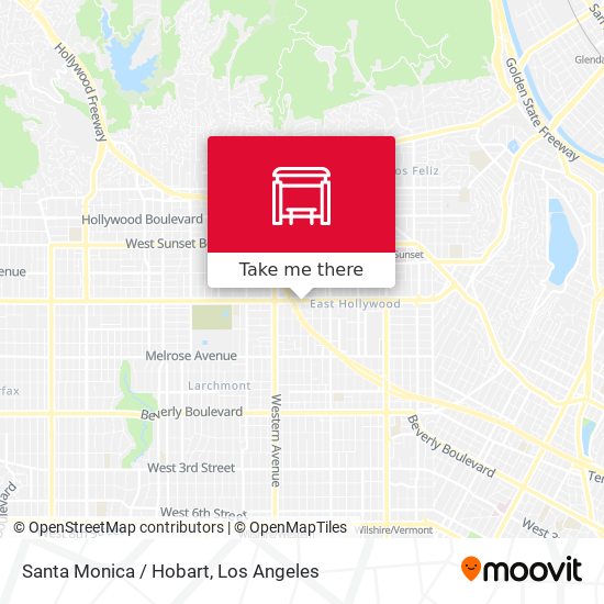 Mapa de Santa Monica / Hobart