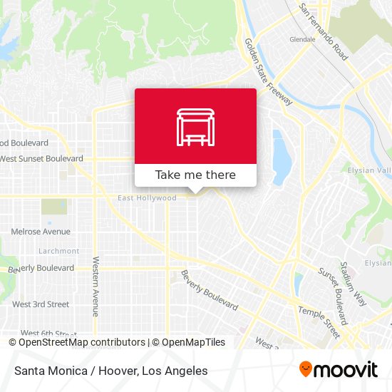Santa Monica / Hoover map