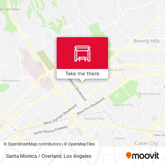 Santa Monica / Overland map