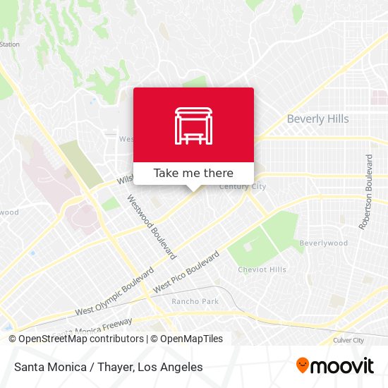 Santa Monica / Thayer map