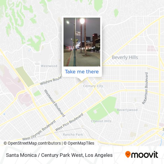 Santa Monica / Century Park West map