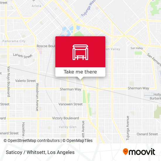 Mapa de Saticoy / Whitsett