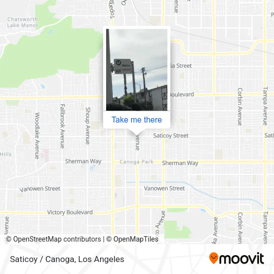 Saticoy / Canoga map