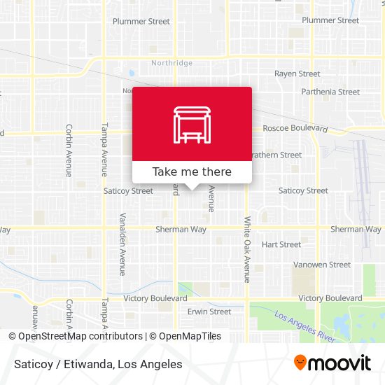 Mapa de Saticoy / Etiwanda