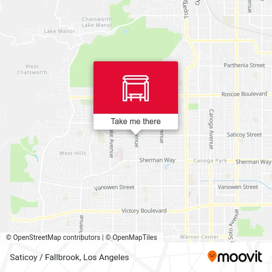 Saticoy / Fallbrook map