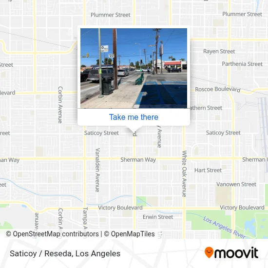 Saticoy / Reseda map