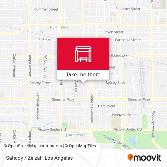 Saticoy / Zelzah map