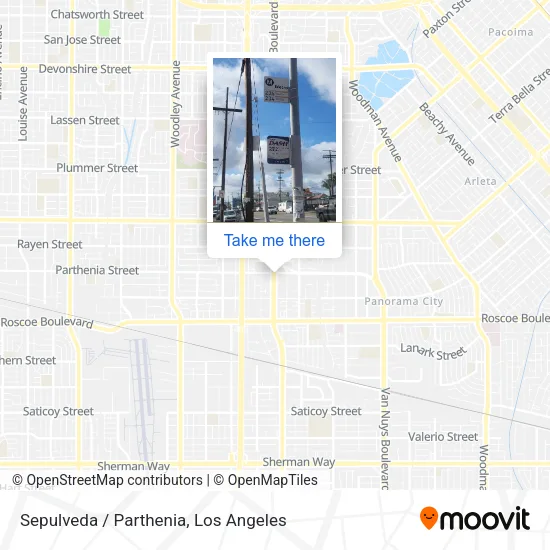 Sepulveda / Parthenia map