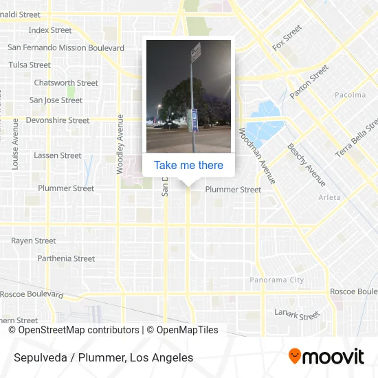 Sepulveda / Plummer map