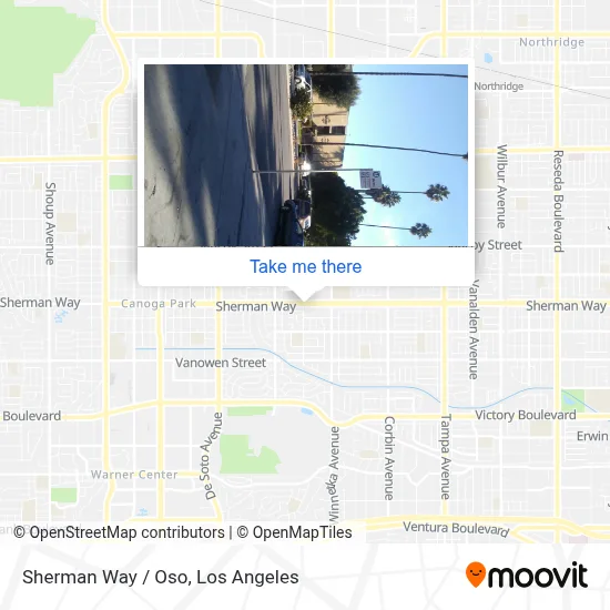 Sherman Way / Oso map