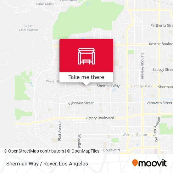 Mapa de Sherman Way / Royer